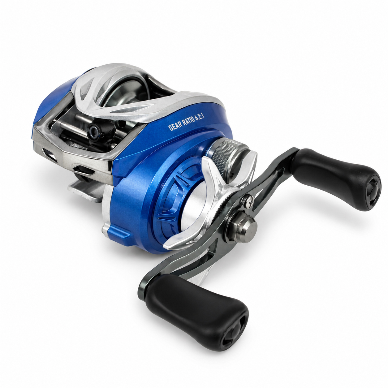 Eurocatch Baitcaster set Deluxe - Baitcasterhengel & Baitcasterreel - Gevlochten lijn - Sofbait kit - Staaldraadjes