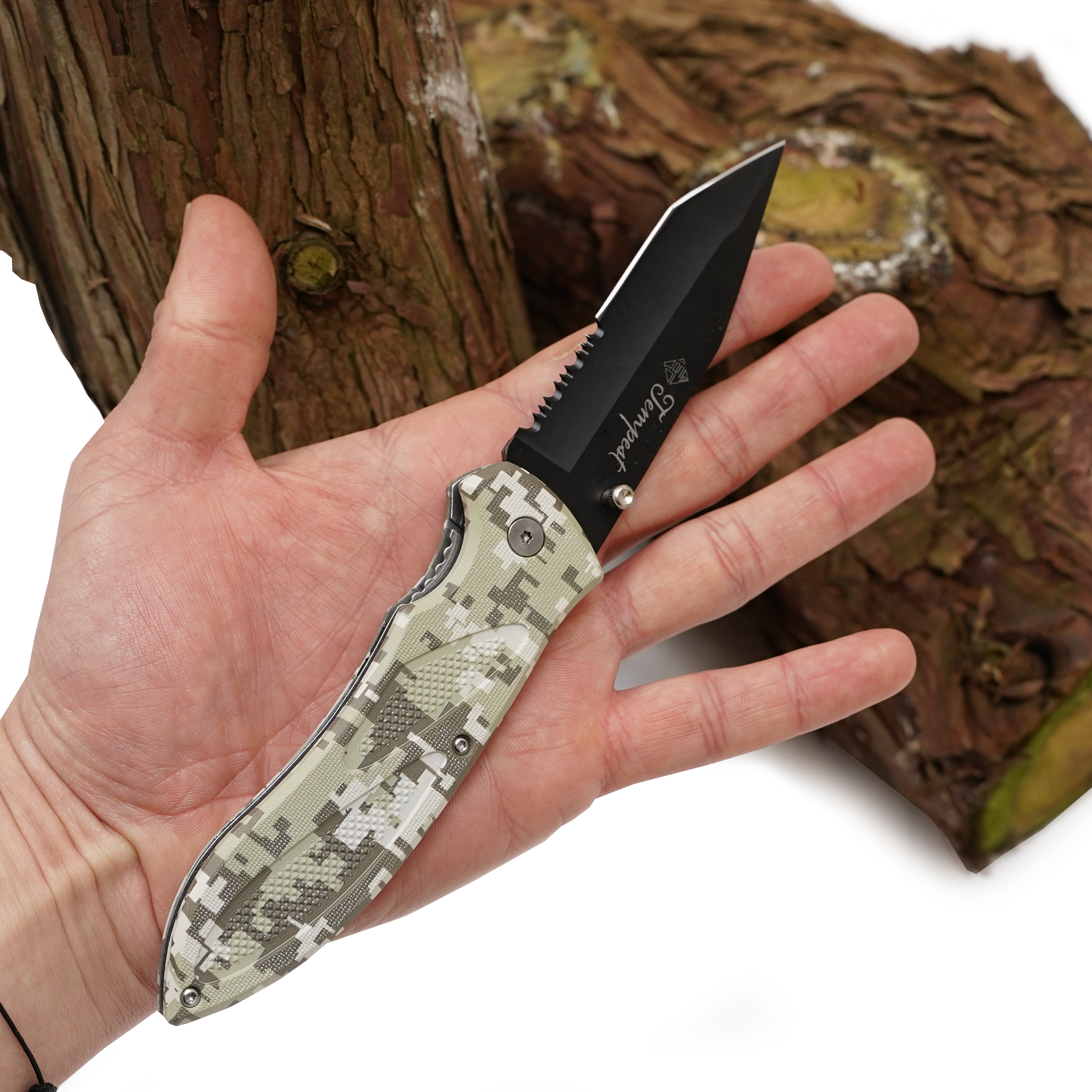 Eurocatch Tempest Zakmes 420RVS 5,0" Camou 