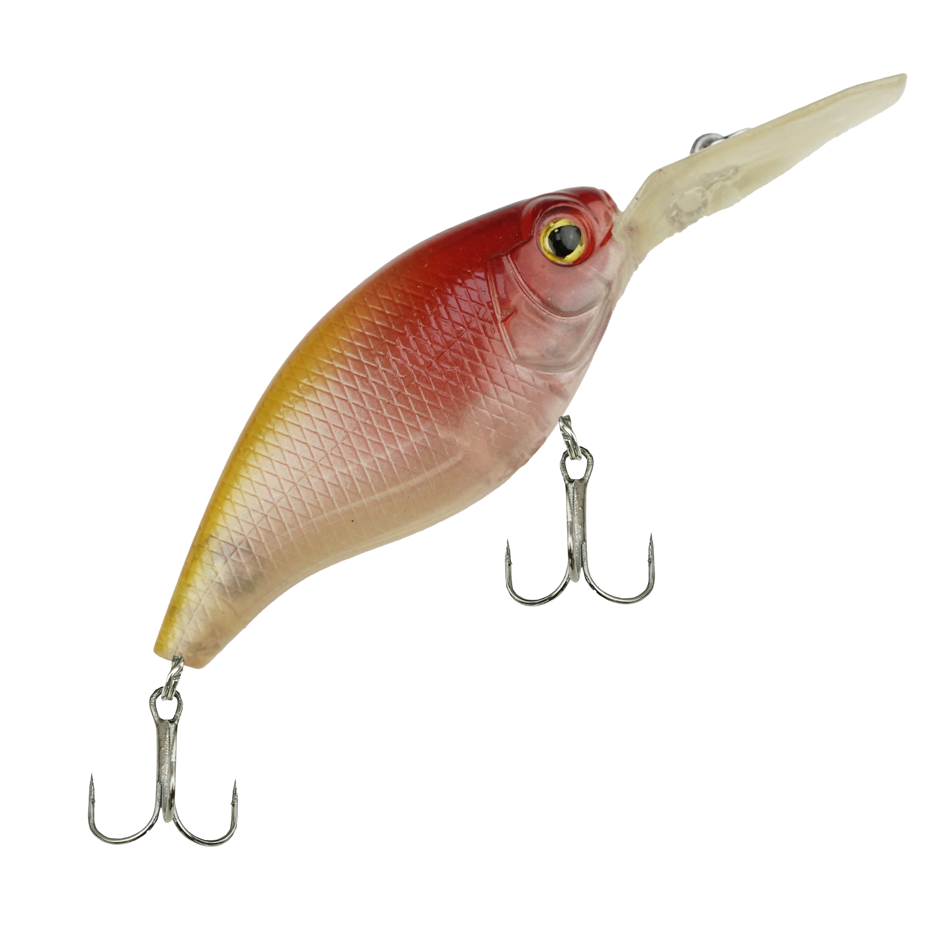Viper Pro Diving Roach - 7cm - Rattlin - Yellow Red Head