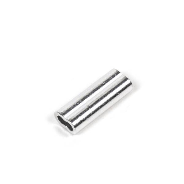 Blue Crab Aluminium | Sleeves | Double 1.5X18mm  | 25stuks| 