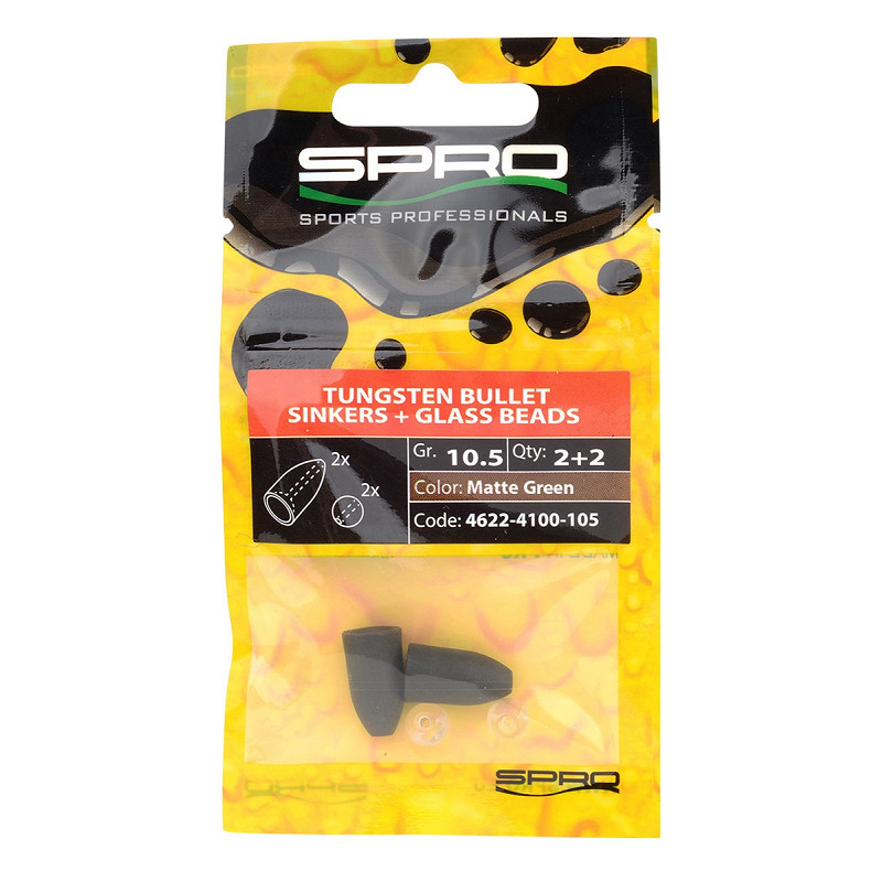 Spro Camouflage Tungsten Bullet Sinkers - 7g