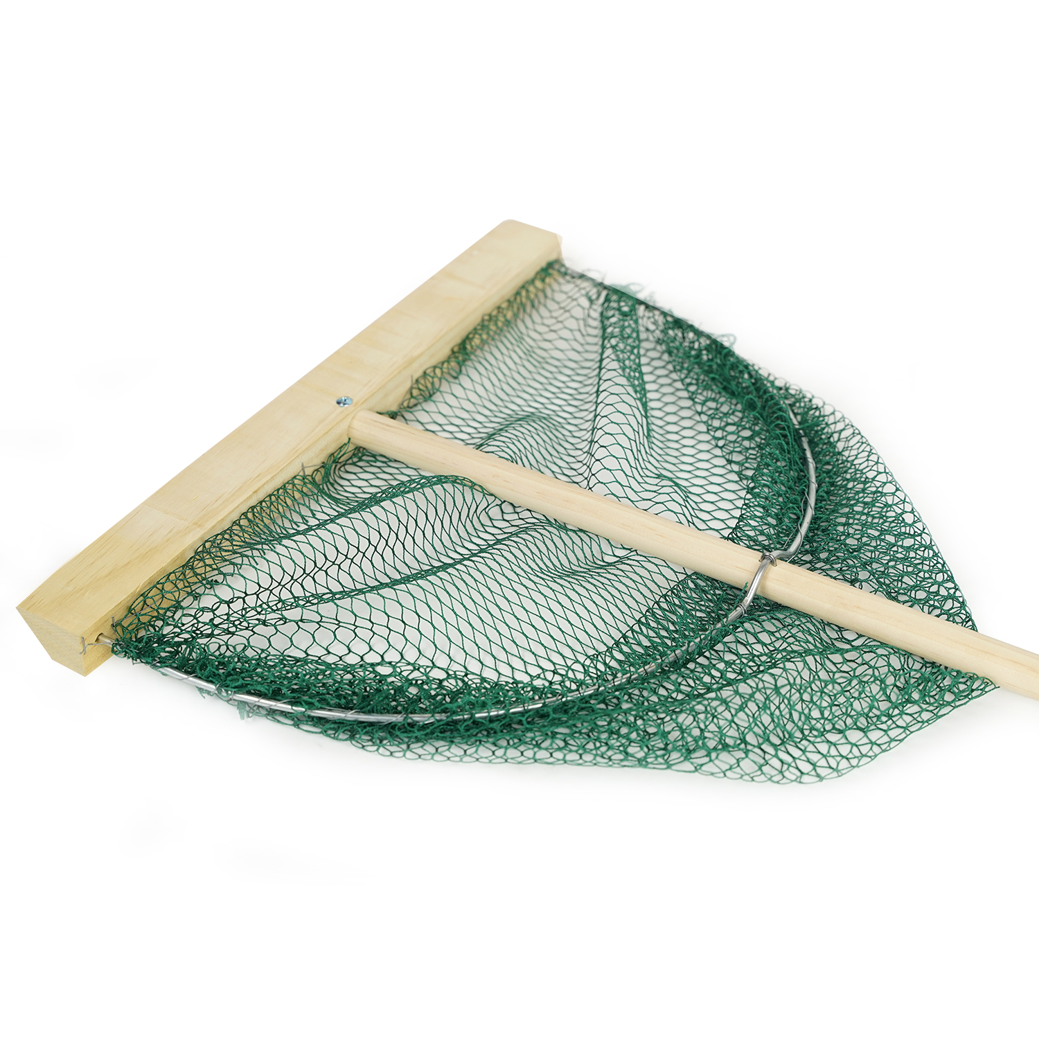 Eurocatch Garnalennet 40cm - 130cm - Houten Steel - Slootnet - Visnet 