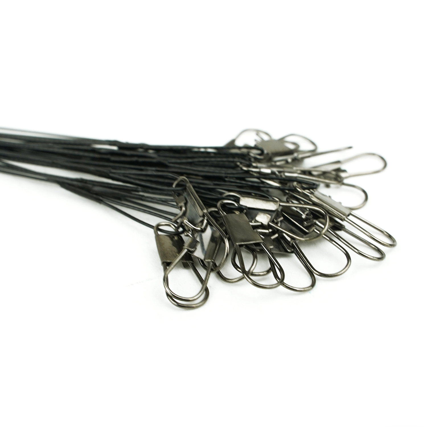  DLT Stalenonderlijnen 72 stuks | 3 Lengtes | 3 sterktes | Snoekonderlijn | Snoekbaarsonderlijn 