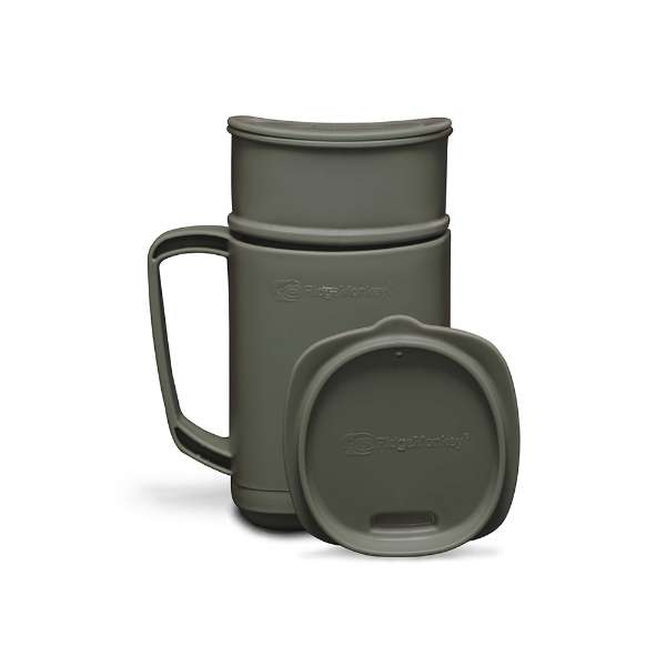 Ridgemonkey ThermoMug DLX | Gunmetal Green | Brew Set