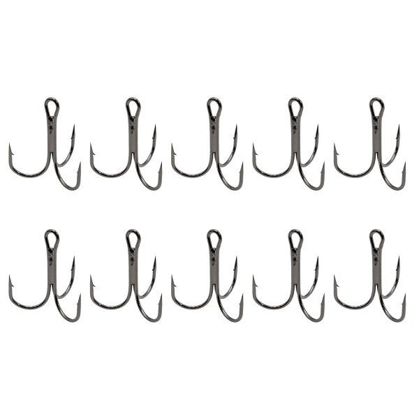 DLT Treble Black Nickel | Maat 4 | 10 Stuks | Dreg