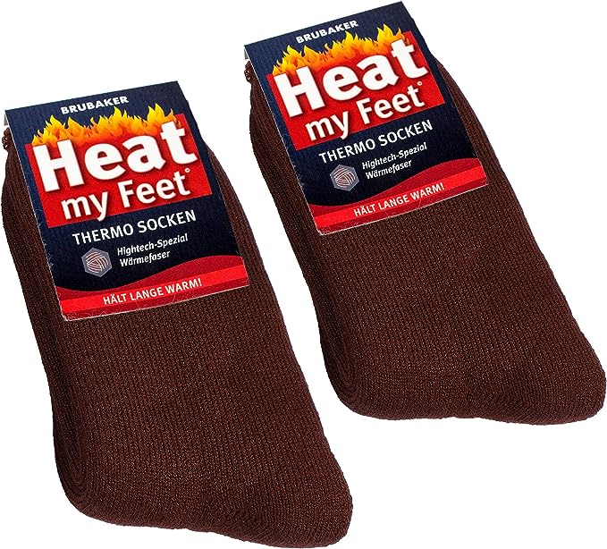 2-Paar Brubaker Thermosokken - Heat my Feet 