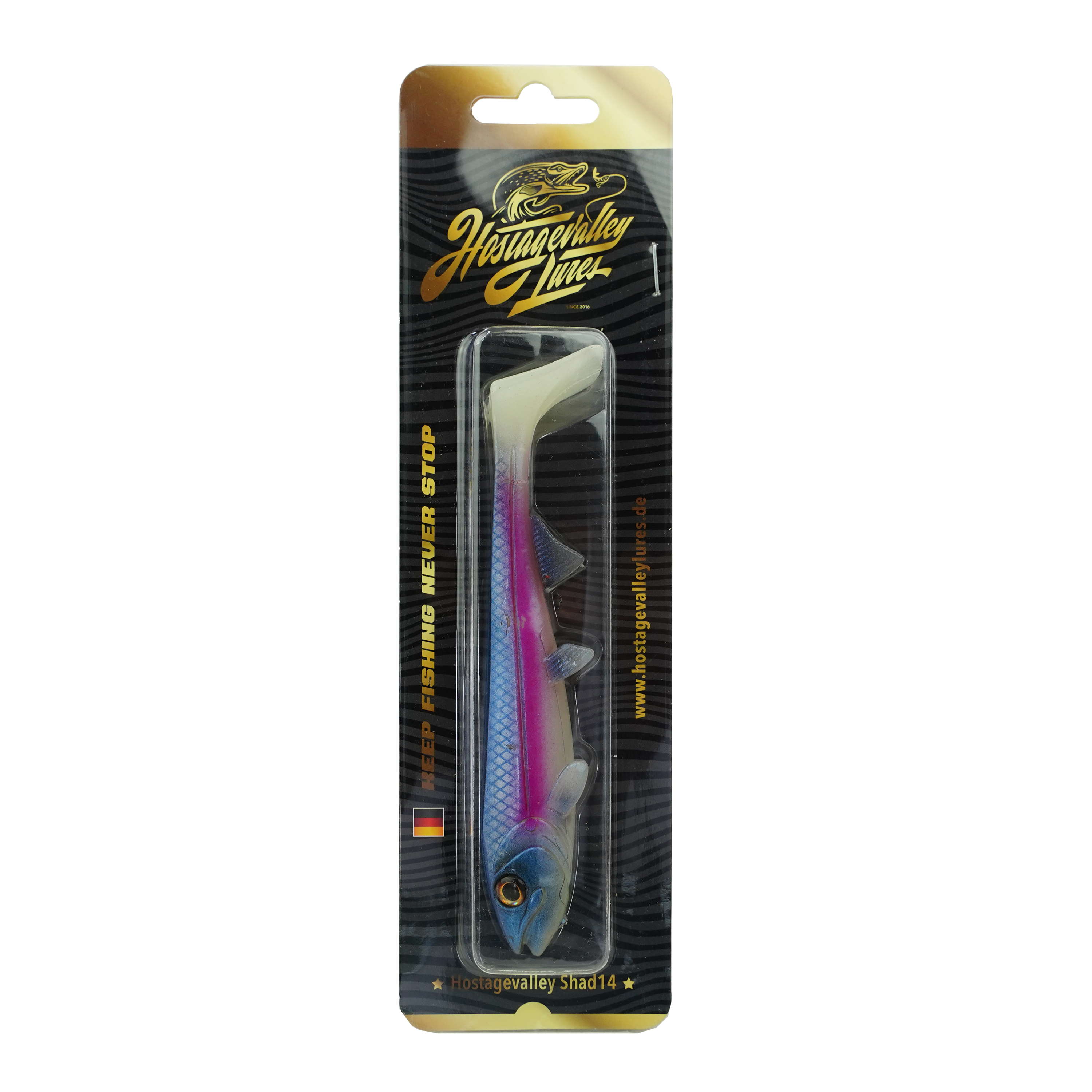 Hostagevalley Shad - Magenta Shine - 26cm