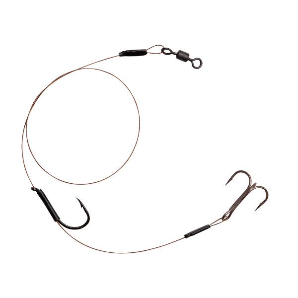 Spro HD Baitfish Rig | 30cm | 1x Treble H6 + 1SH | 12kg