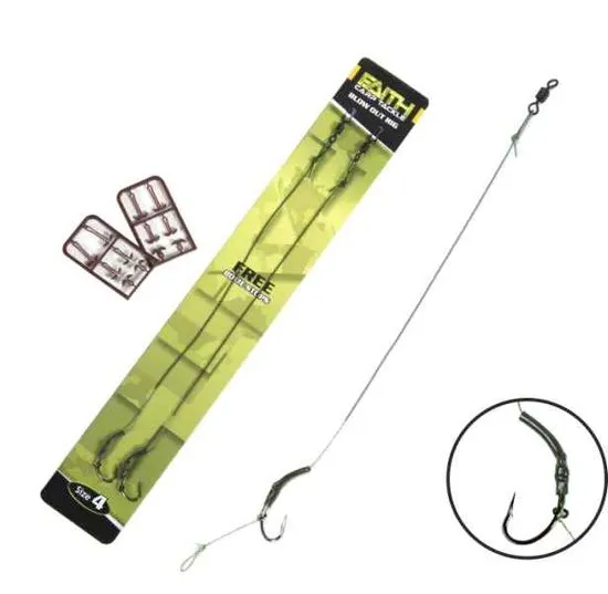 Faith Blow Out Rig | Onderlijn | Maat 4 - 2 Stuks - Gratis Boiliestops