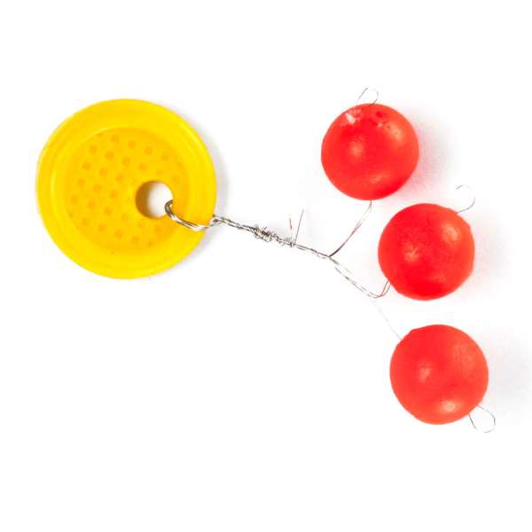 Troutlook Pilot Spion Ball | Rood | 10mm | 3 stuks