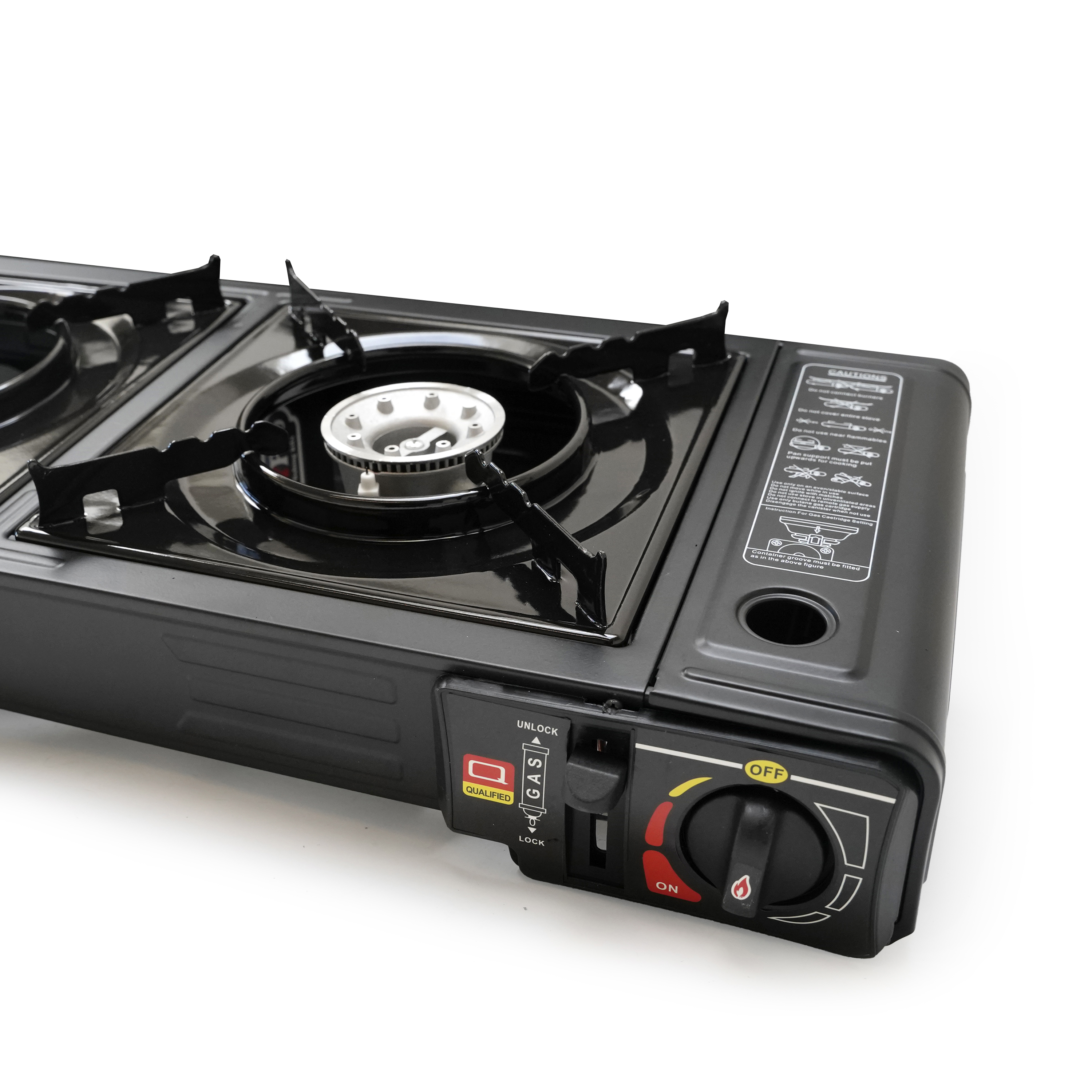 Eurocatch Dual Gas Stove  2 pits Kooktoestel op gas incl 16 Gasbussen