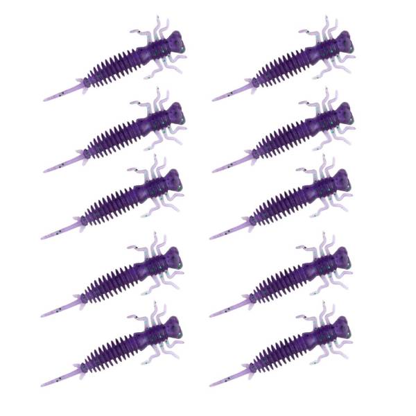 Senshu Nymph Crawler | Purple Haze | 4cm | 10 Stuks