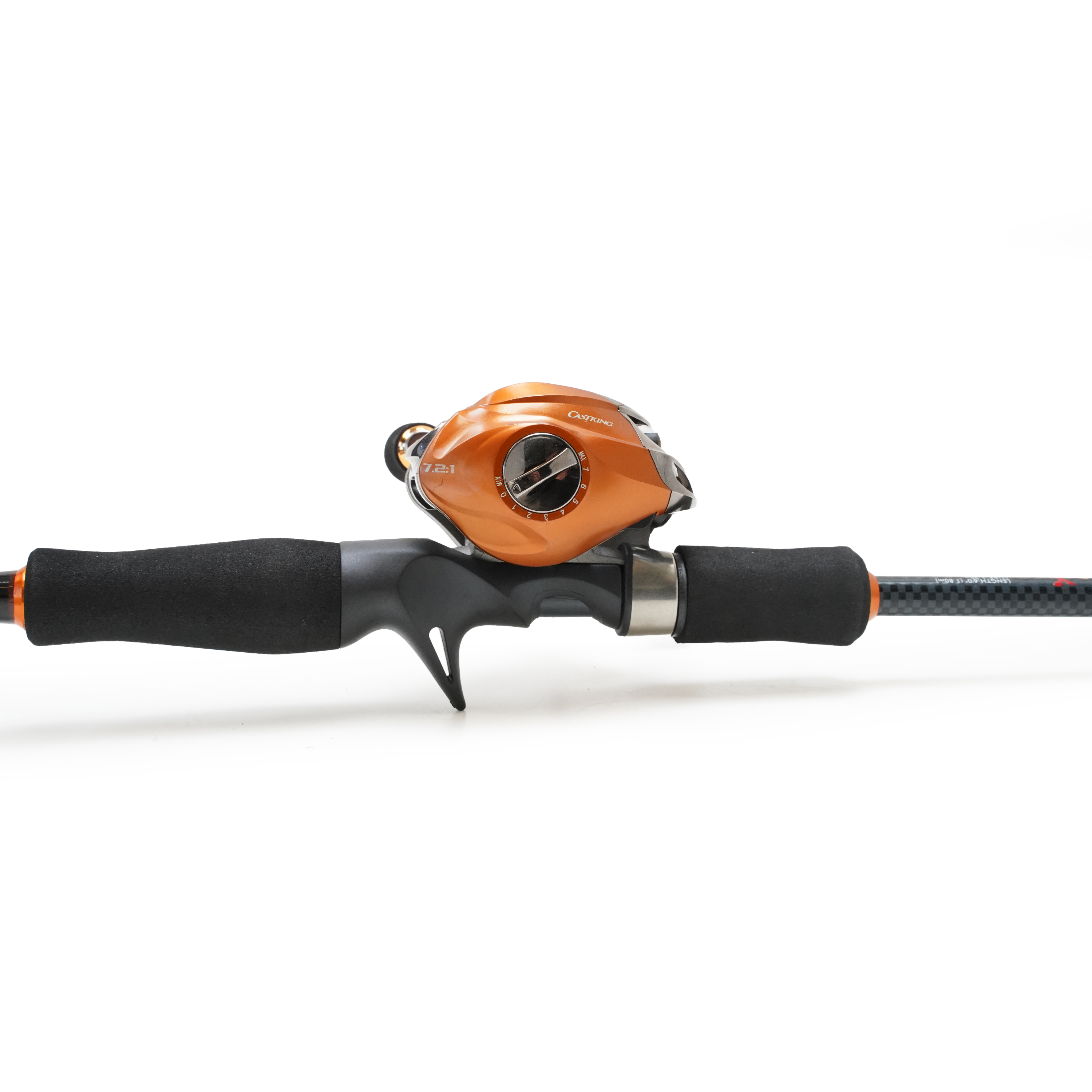 Eurocatch Baitcaster set 1.80m - incl. 200m Gevlochten lijn - Molen + Hengel + Lijn