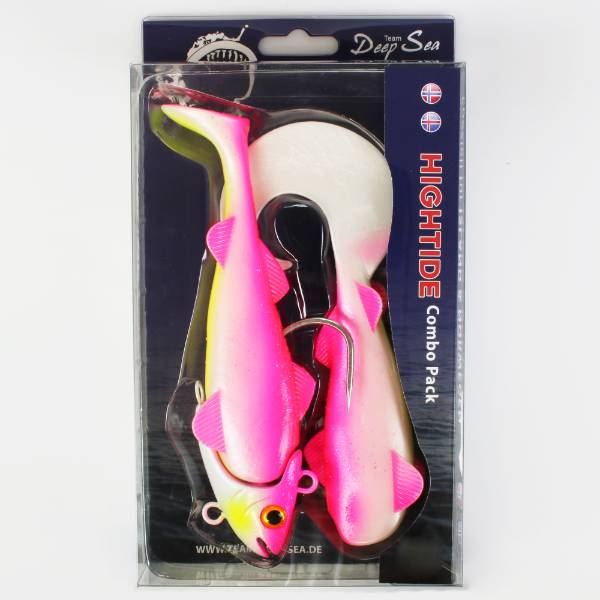 Team Deep Sea Gummifisch | Hightide Sea Shad  | UV Pink Princess | 300g