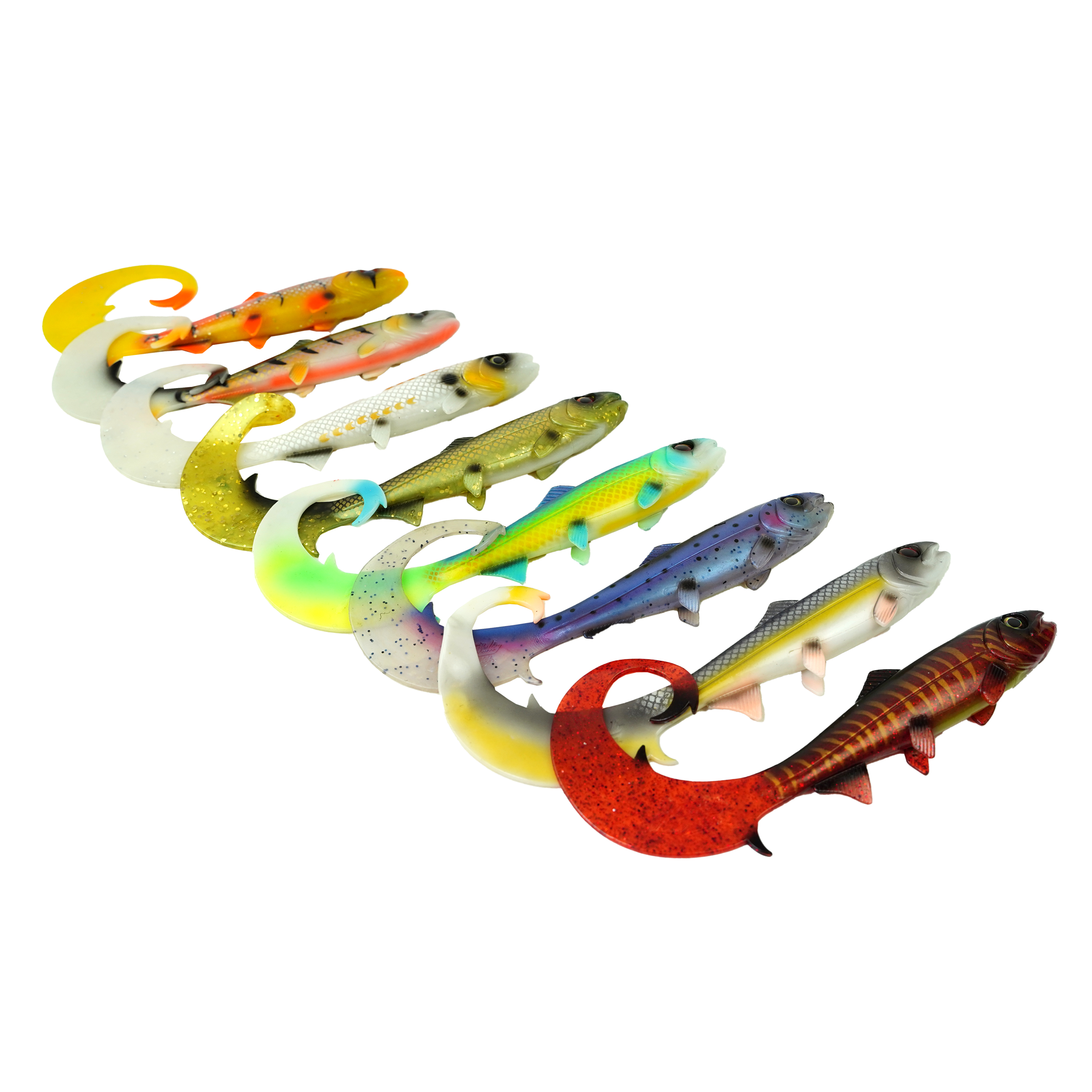 Hostagevalley Curlytail - Purpur Perch - 24cm