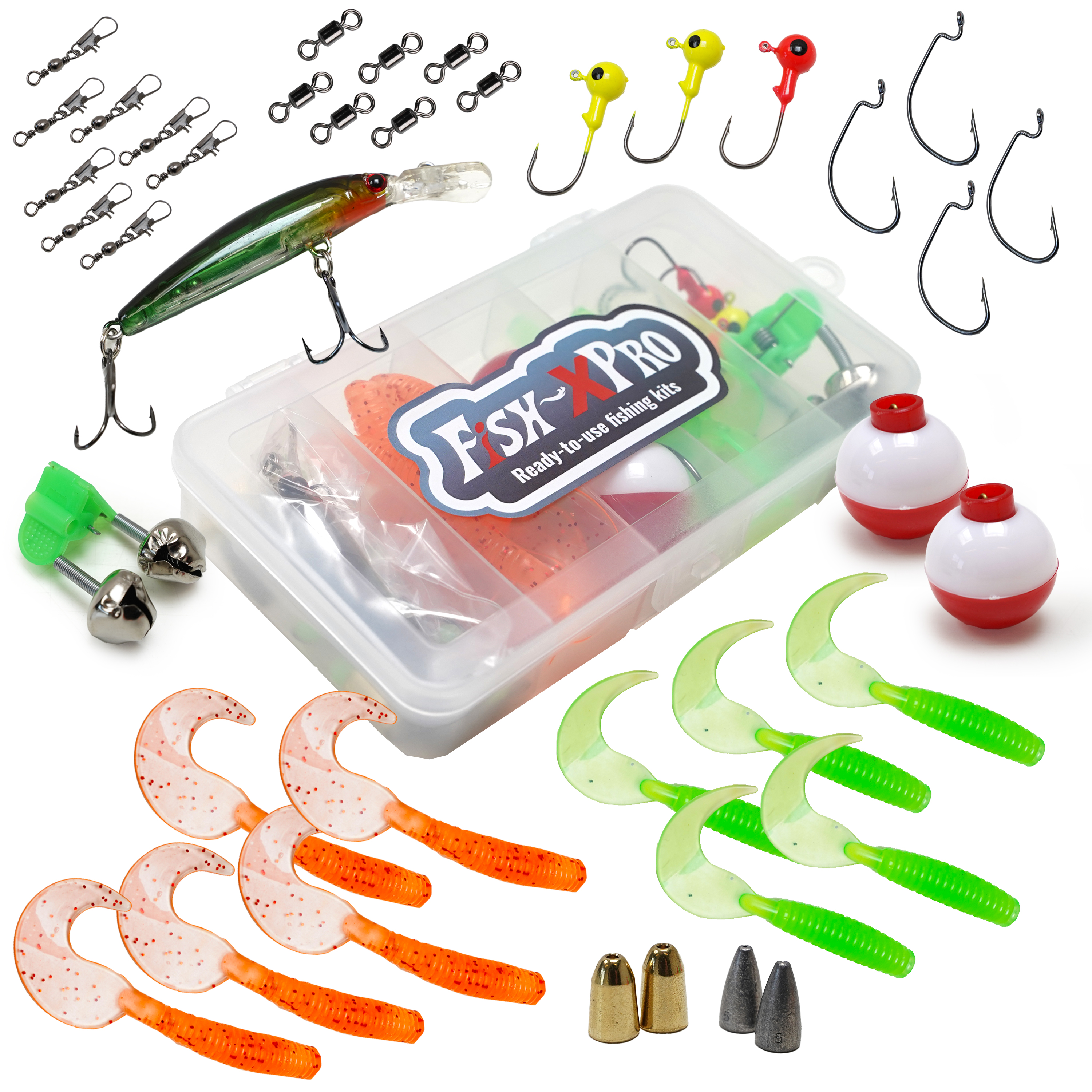 FishXpro Roofvis accessoires set 47- Delen - incl. opbergdoos 