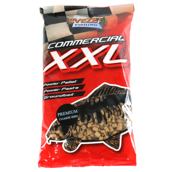 Evezet Commercial pellets - XXL - Premium Coarse - 8mm