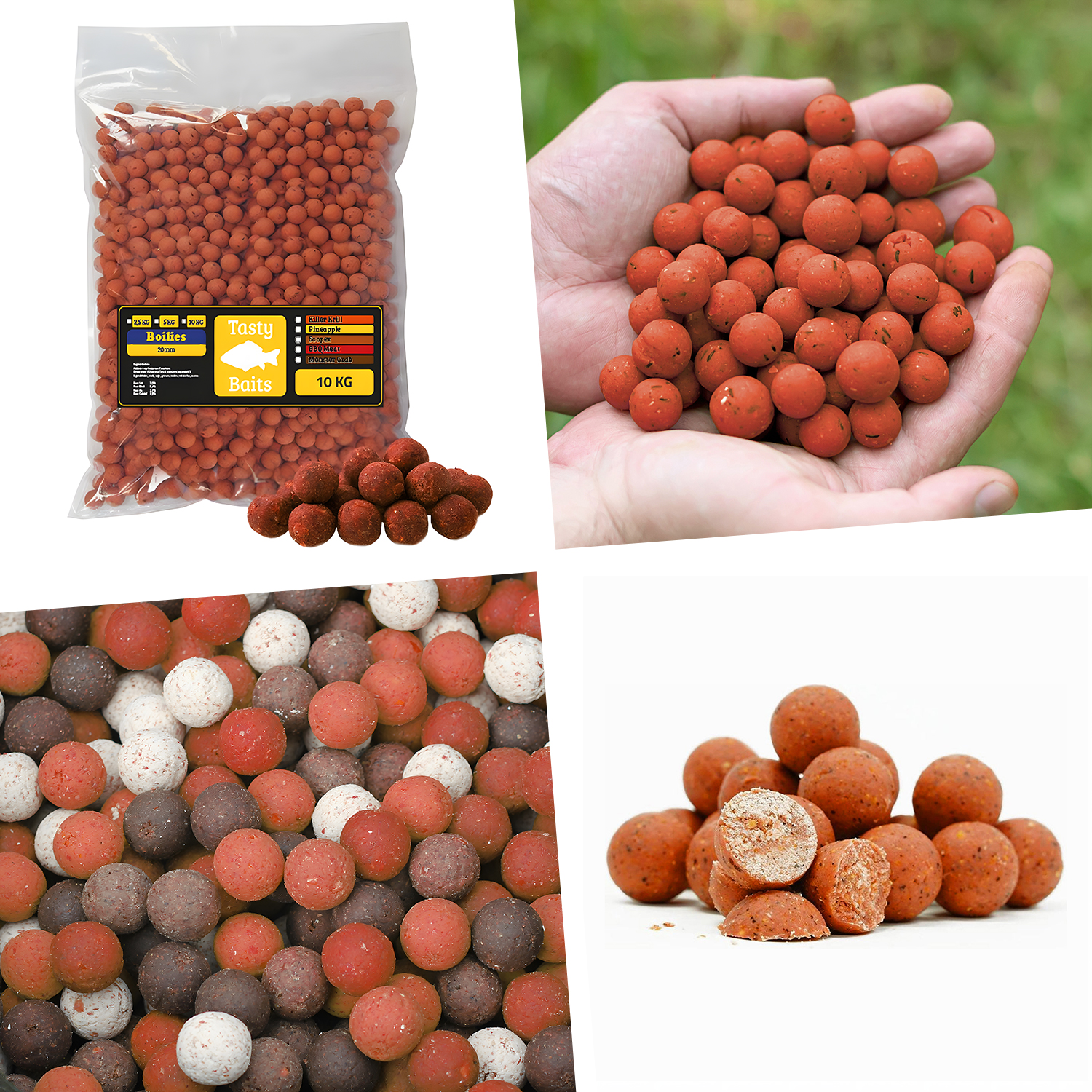 Tasty Baits Killer Krill 10kg - Krill - Boilie - 20mm