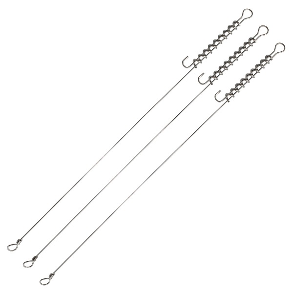 DLT Steel Traces | 1mm | 20cm | 3 Stuks | Spinstang