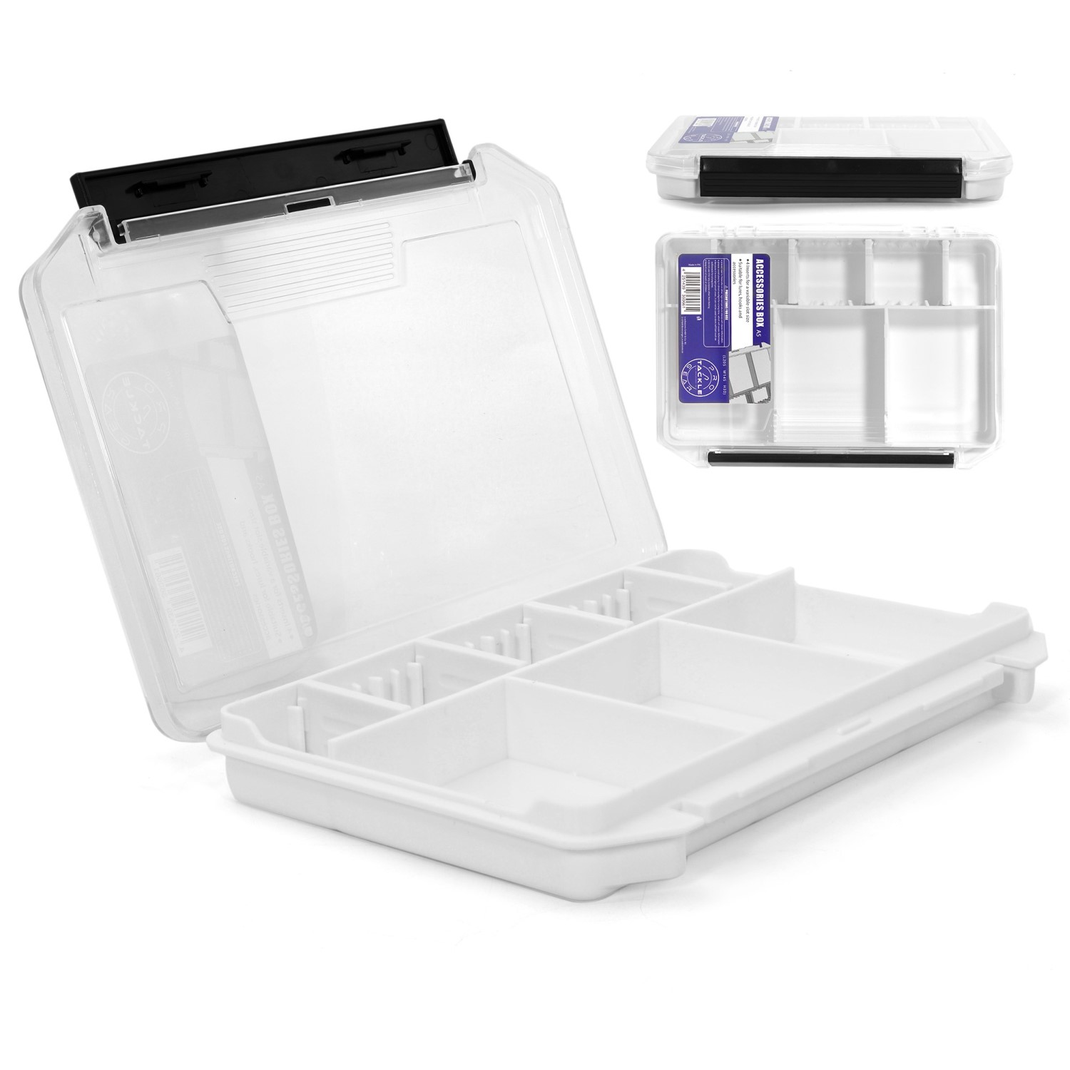 Eurocatch Pro-Tackle LureBox 20W indeelbaar 20,5x14,5x3cm Transparent 
