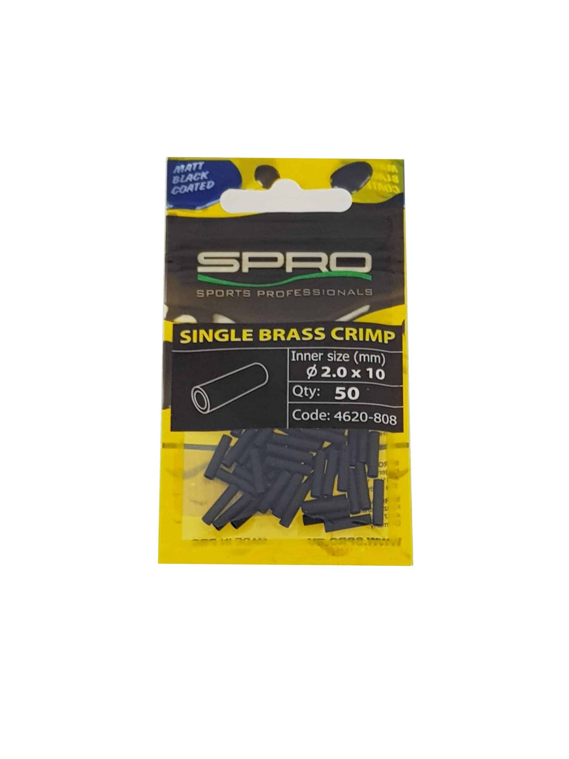 Spro MB Single Brass Crimp | 1.8mm | Sleeves
