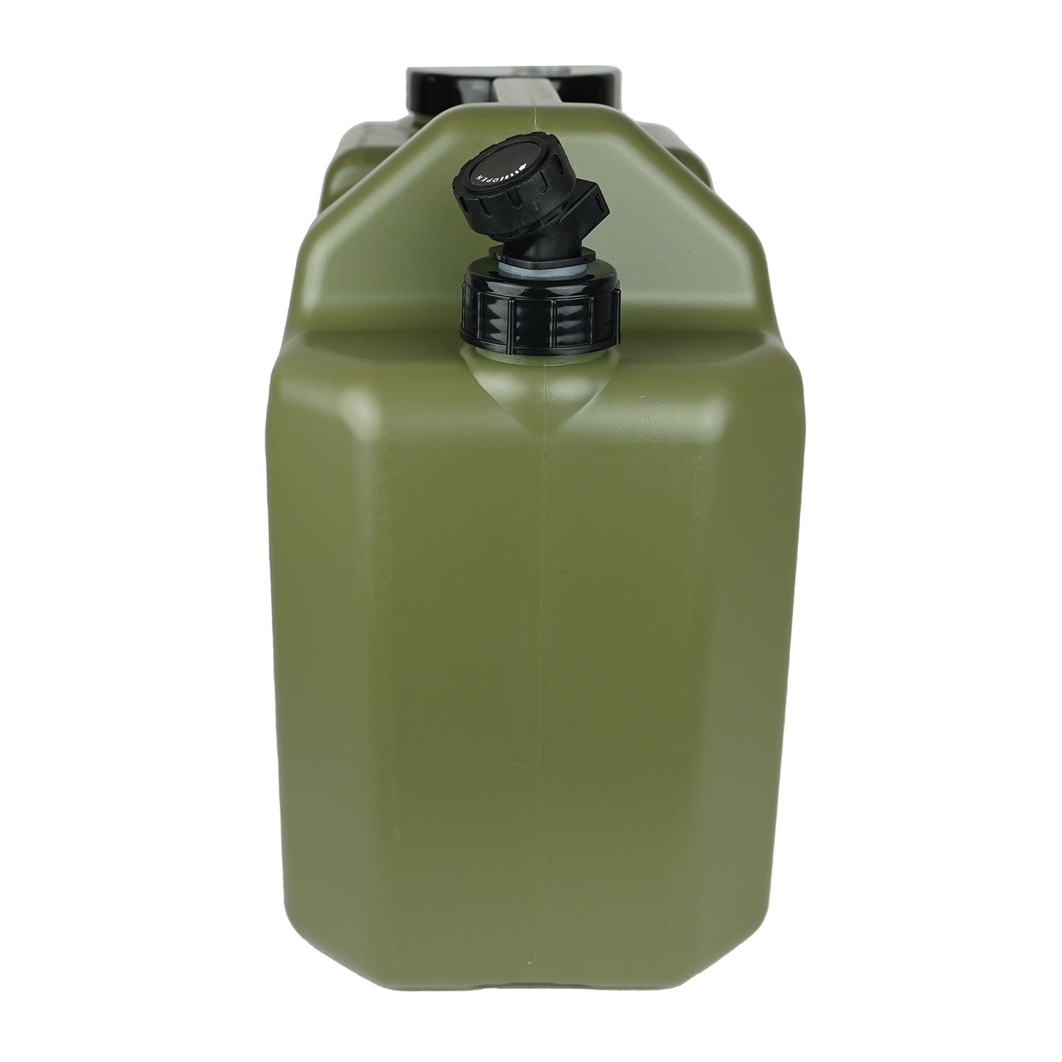 Faith  Jerrycan met Kraan 18L - Polyethyleen Groen - Voedsel-Veilig - Watertank