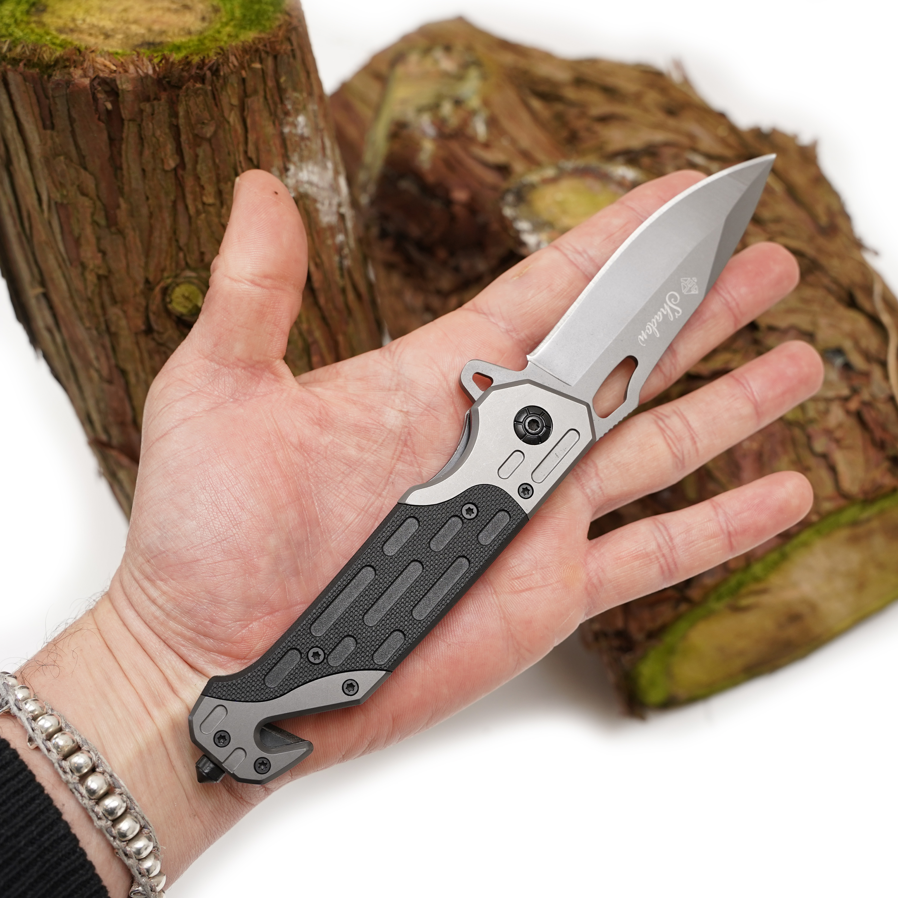 Eurocatch Shadow Zakmes 420RVS Blade - Lemmet 9.2cm - Gesloten lengte 13.5cm 