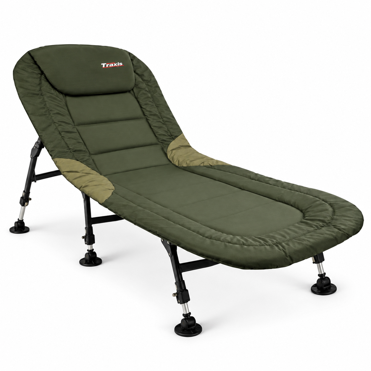 Traxis Flat Bed 6-Leg  - Kampeerbed - Karper stretcher - 6 poten  