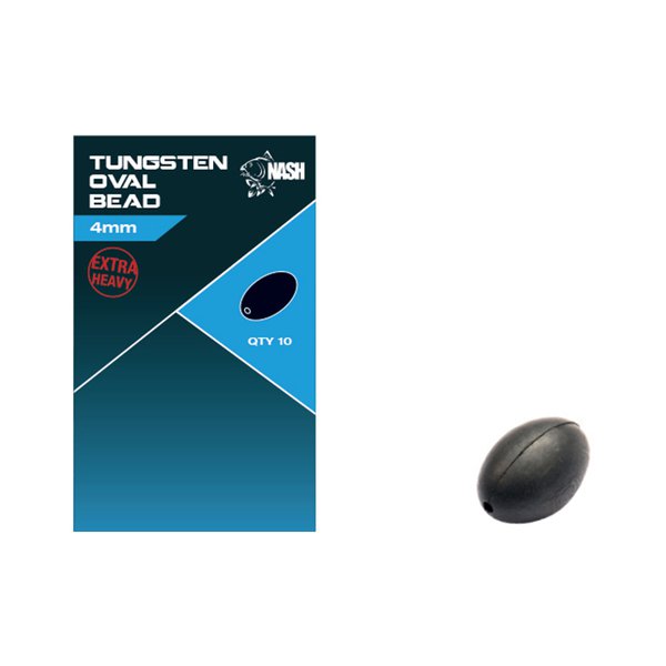Nash - Cling On - Tungsten Oval Bead - 4mm