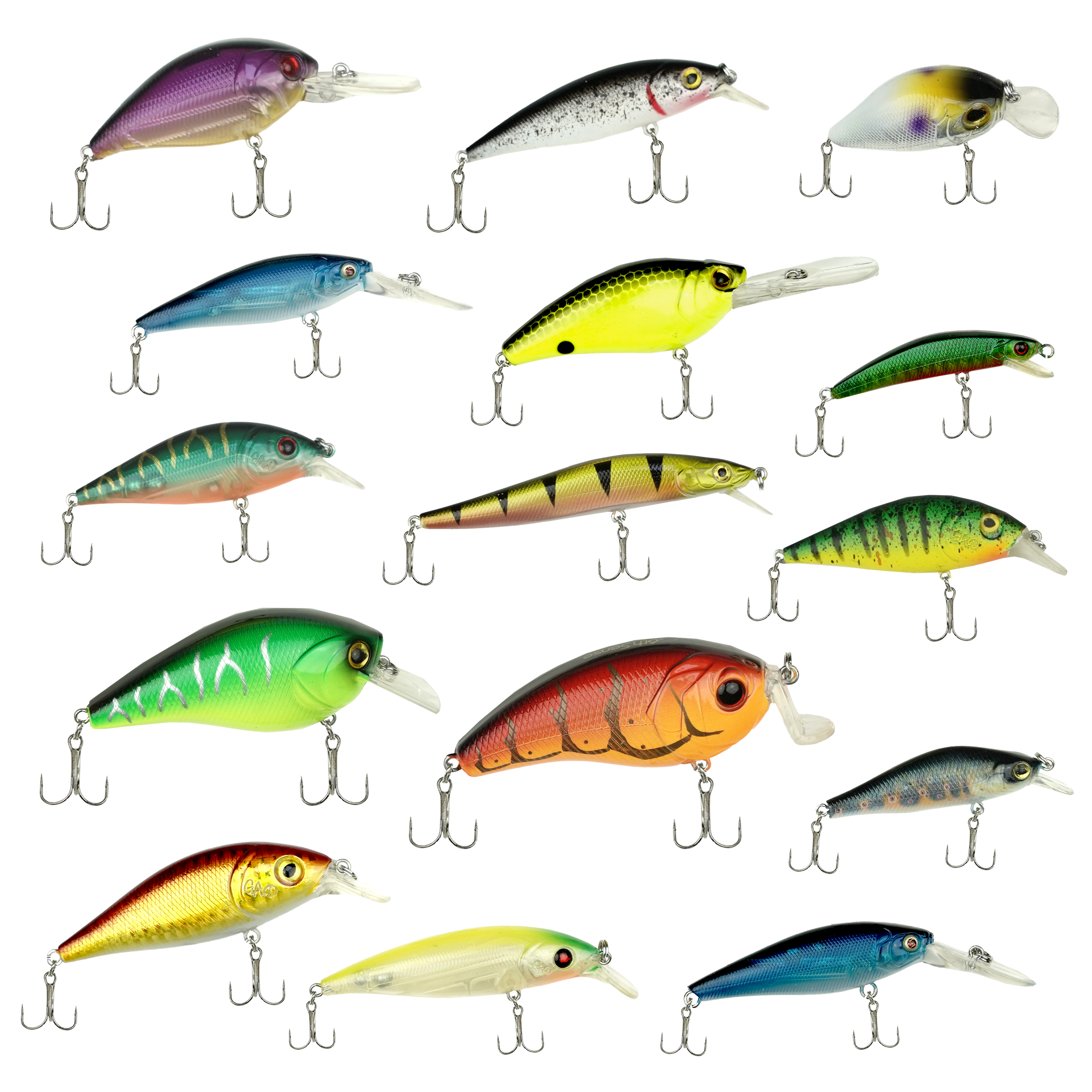 Fish-Xpro Kunstaasset Pluggenset 15 stuks