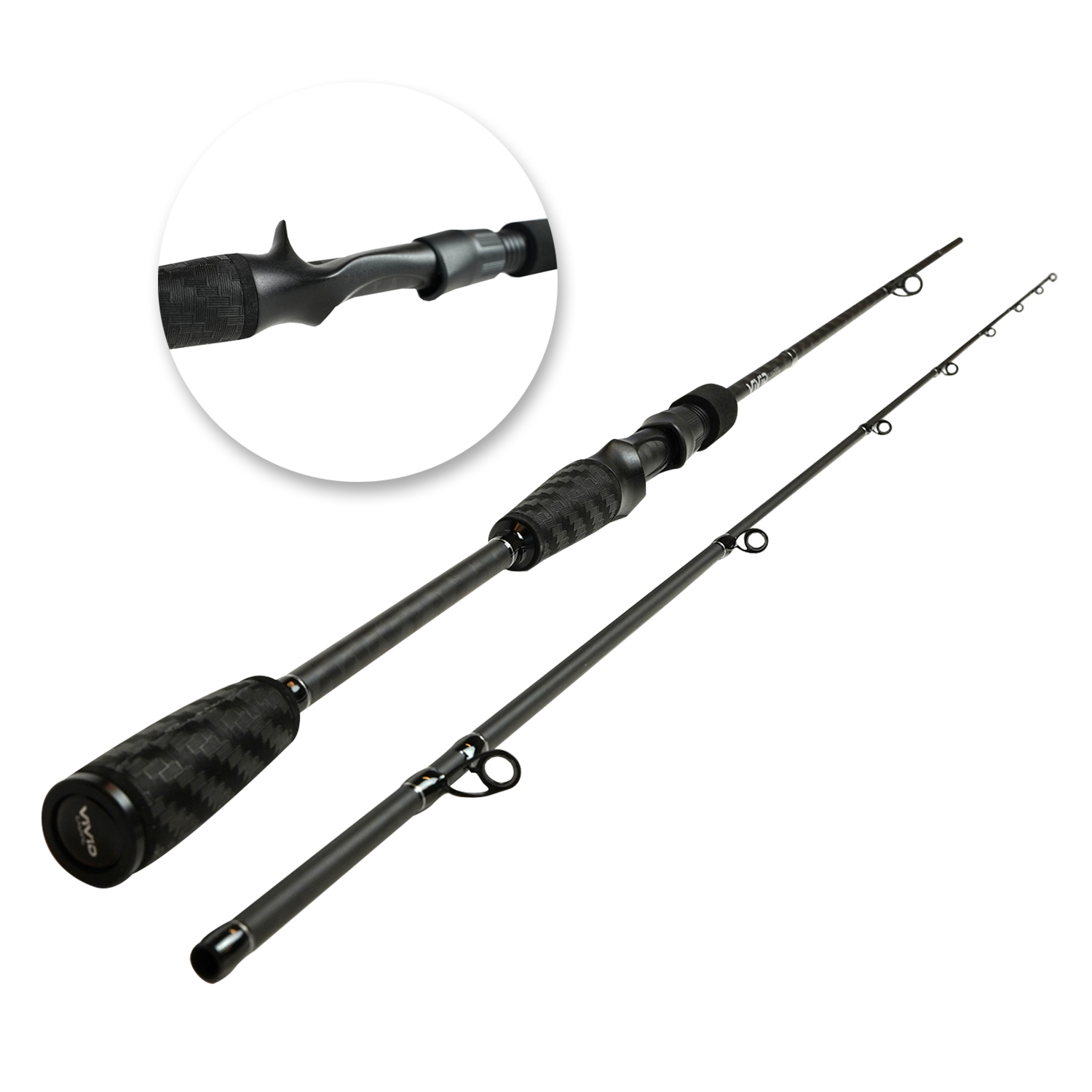 DLT Vivid Baitcasting Rod 2,10m 10-40g - Baitcasterhengel - Trigger rod - 2delen