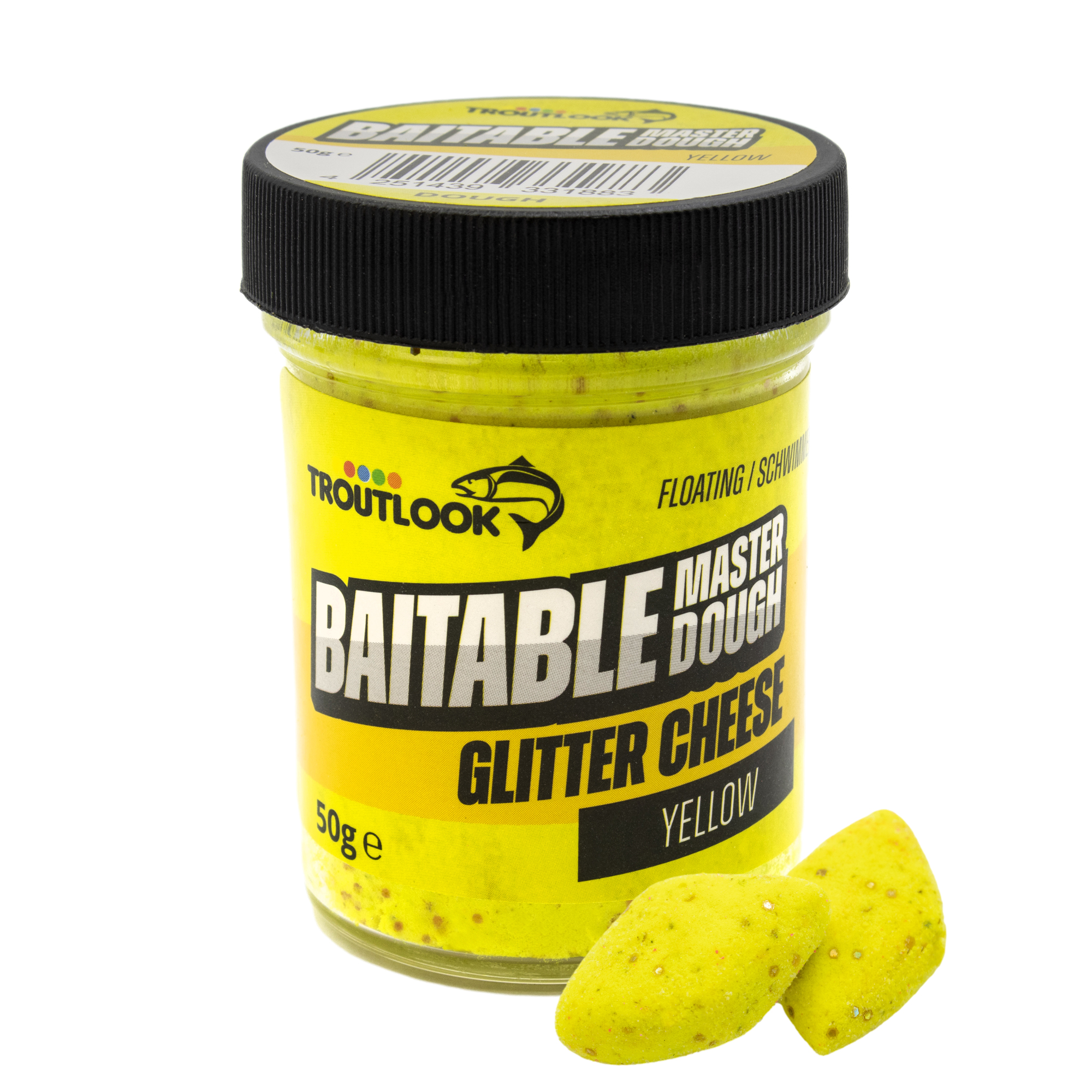 Troutlook Master Dough Forrellen Deeg 50g Glitter Fishy 