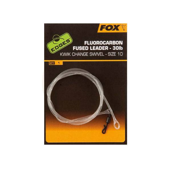 Fluorocarbon fused leader size 10 kwik change