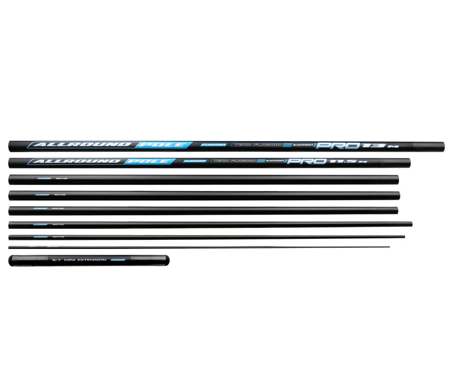 Sherman Pro 13m Pack - Vaste Stok 13m Incl. Cupping Kit + Carp Kit + Topset en Mini Extension 