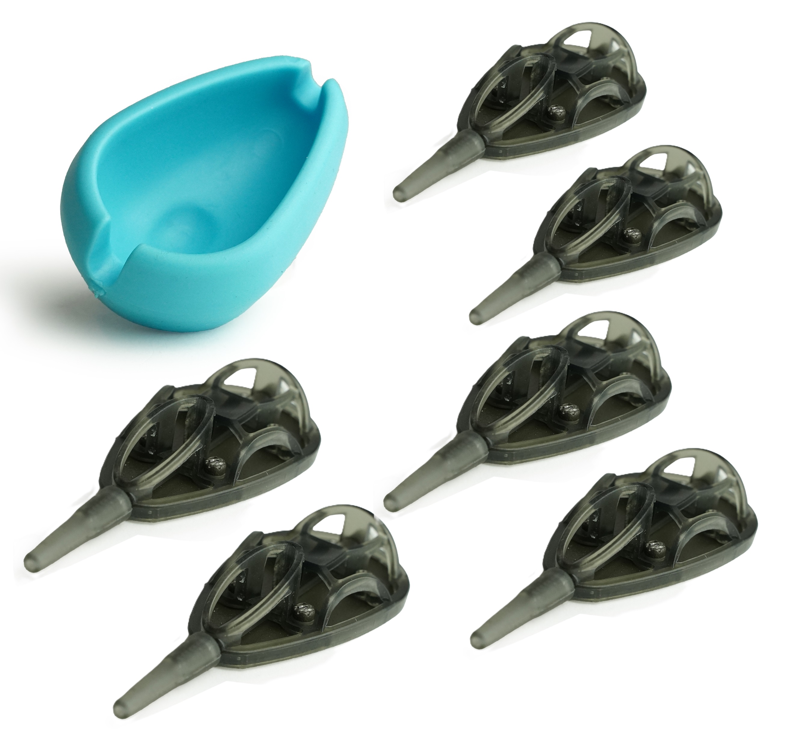 JVS Method Feeder Korven set met Mould S - Voerkorven set met Mal - Method Vissen - 7 Delig - Feedervissen