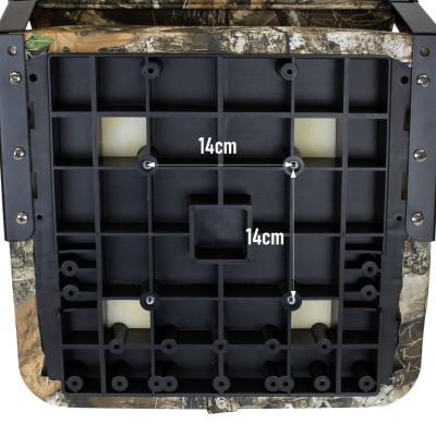 Waterside Captain Premium Boatseat Highback | Realtree/Camou | Bootstoel