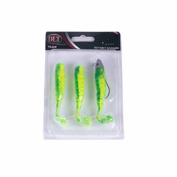 DLT Soft Invasion | Shad | Tiger | 13gr | 9cm
