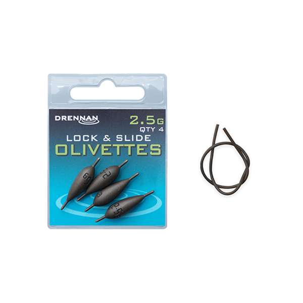 Drennan Olivettes Lock & Slide | Lood | 2.5g