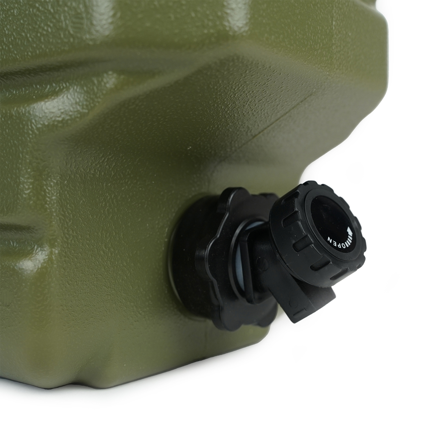 Faith  Jerrycan met Kraan 15L - Polyethyleen Groen - Voedsel-Veilig - Watertank