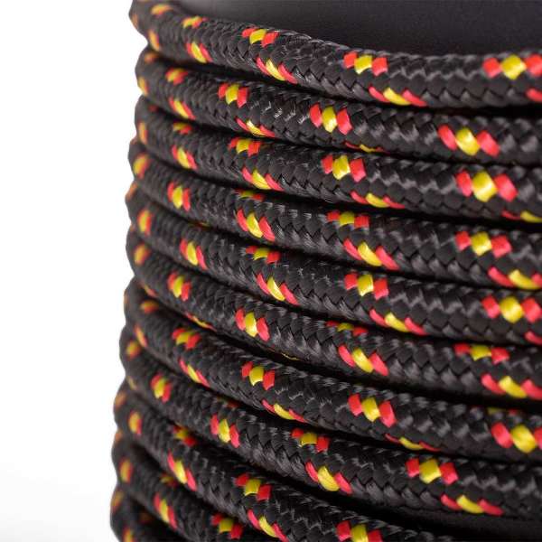 Traxis Polypropyleen Touw | Black/Red | 6mm | 10m