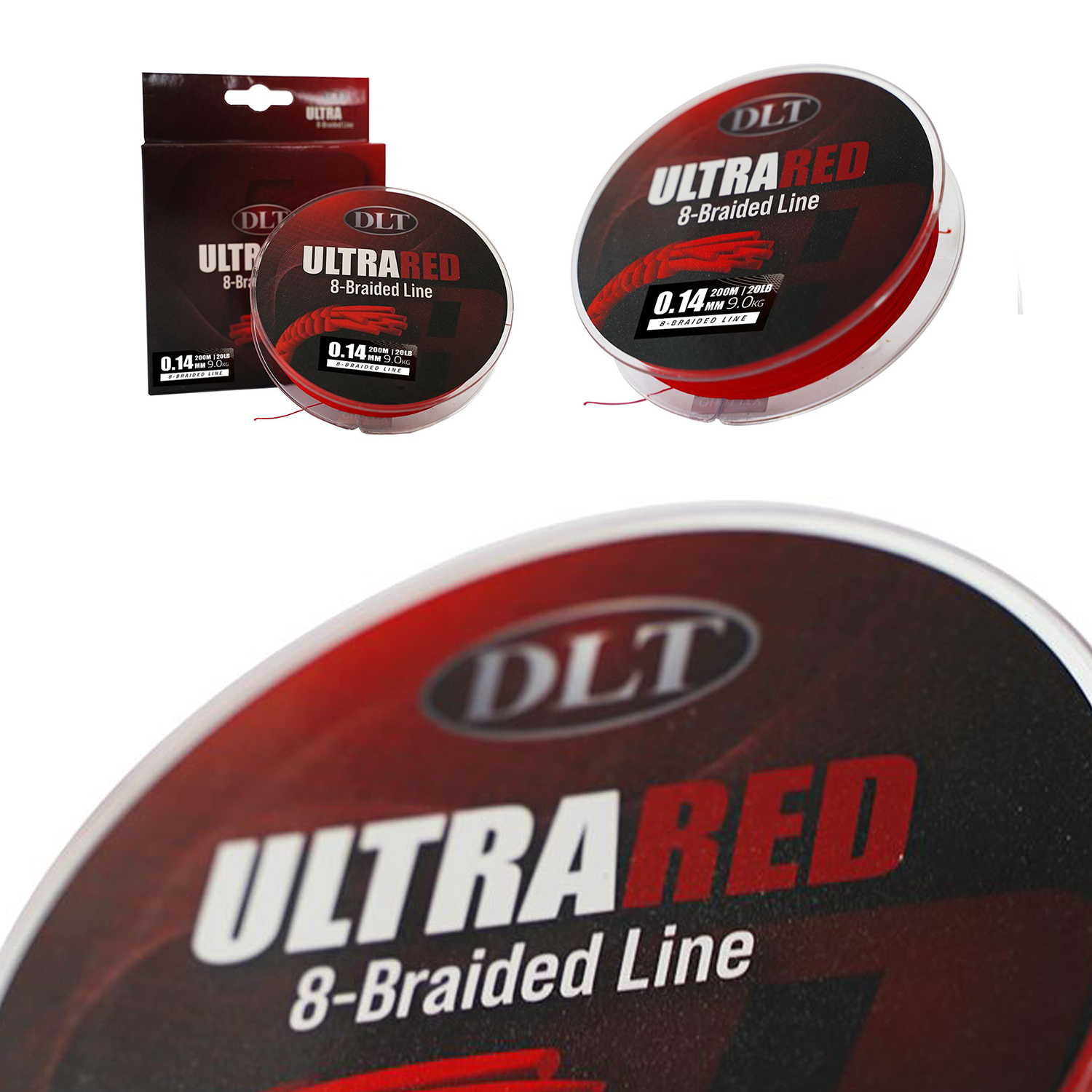 DLT Pursuit Spinhengel Compleet - 2.70m - Hengelset - Hengel met Molen en Gevlochten Vislijn - incl Kunstaas - Incl Tacklebox met accessoires