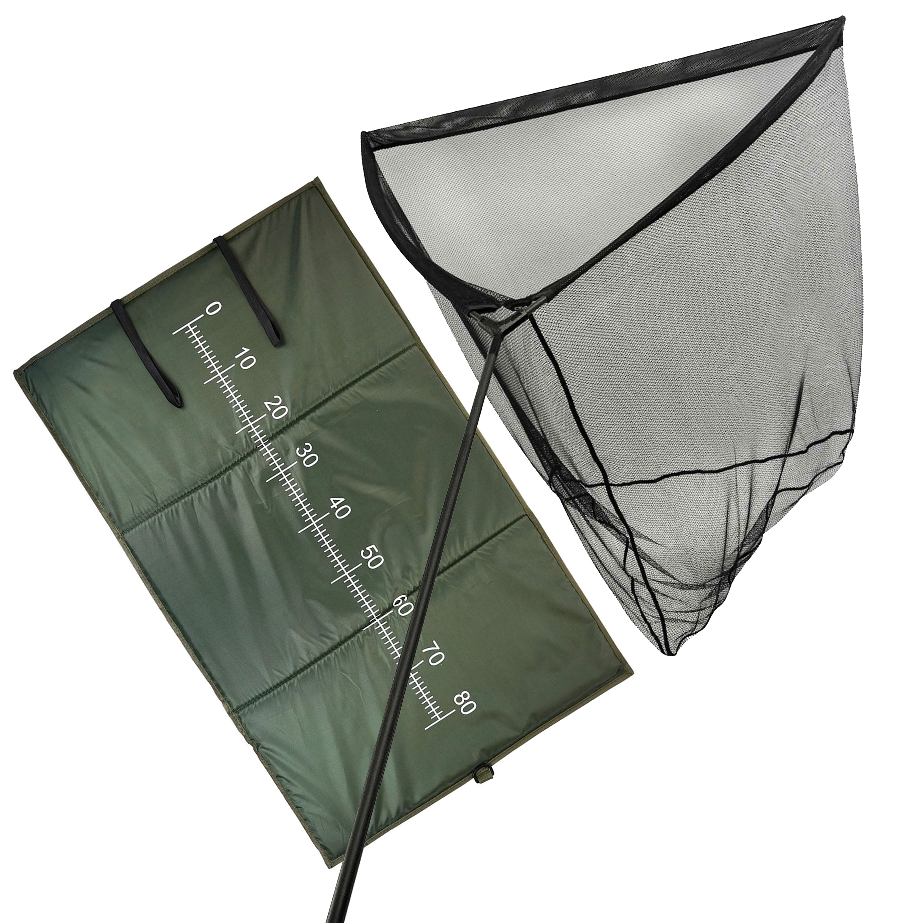 Fish-Xpro Carp Landings set - Karpernet met Onthaakmat - karperschepnet