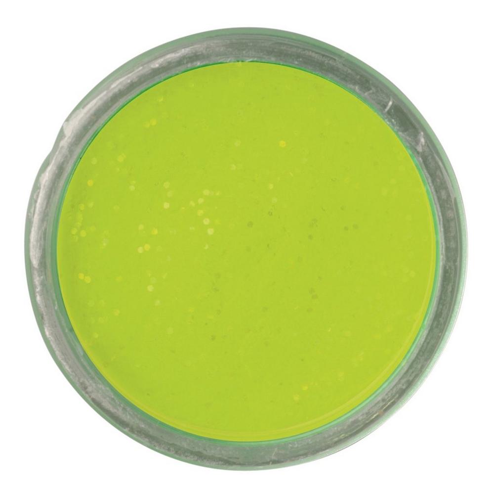 Berkley Natural Glitter Troutbait - Garlic - Chartreuse Glitter