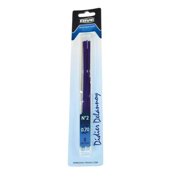 Rive Elastic nr 2 8.00m On Winder Purple 0.7mm