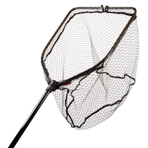 DLT Roofvisnet | Schepnet | Inklapbaar Net | Rubber Gecoat |53x73cm | Telescopische Steel