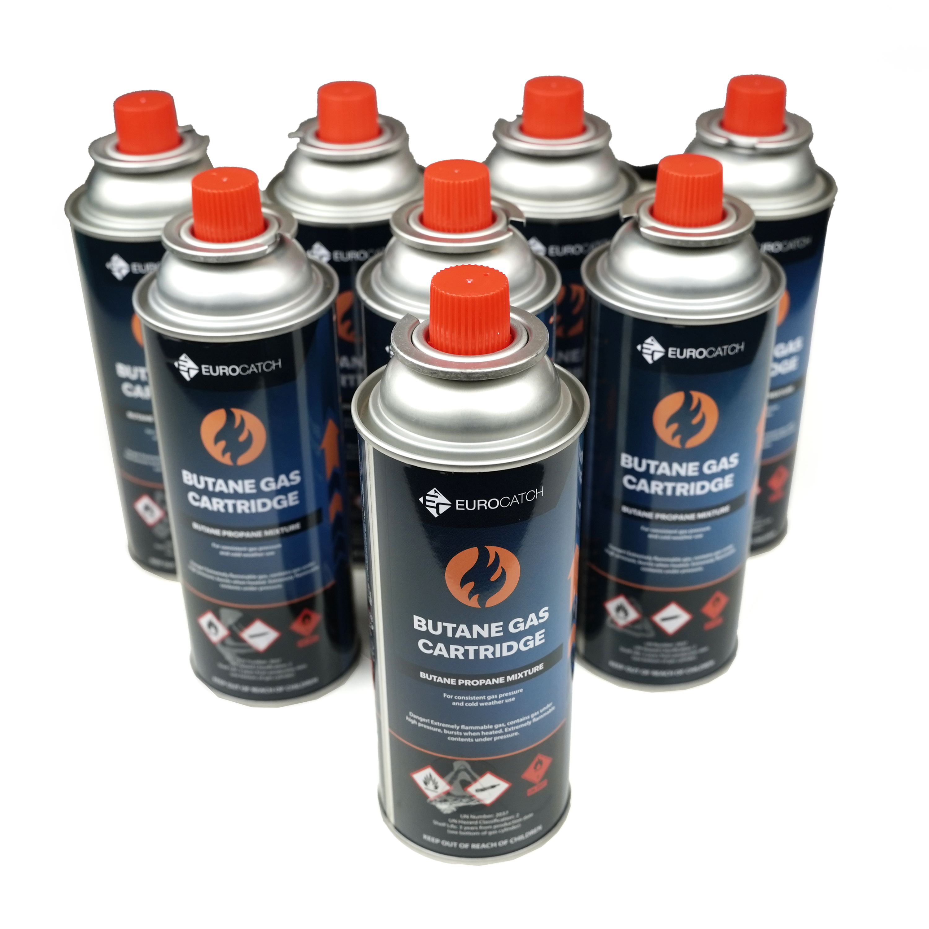 Eurocatch Gas Cartridge Butane 227g - Gasbusje Butaan - Propaan