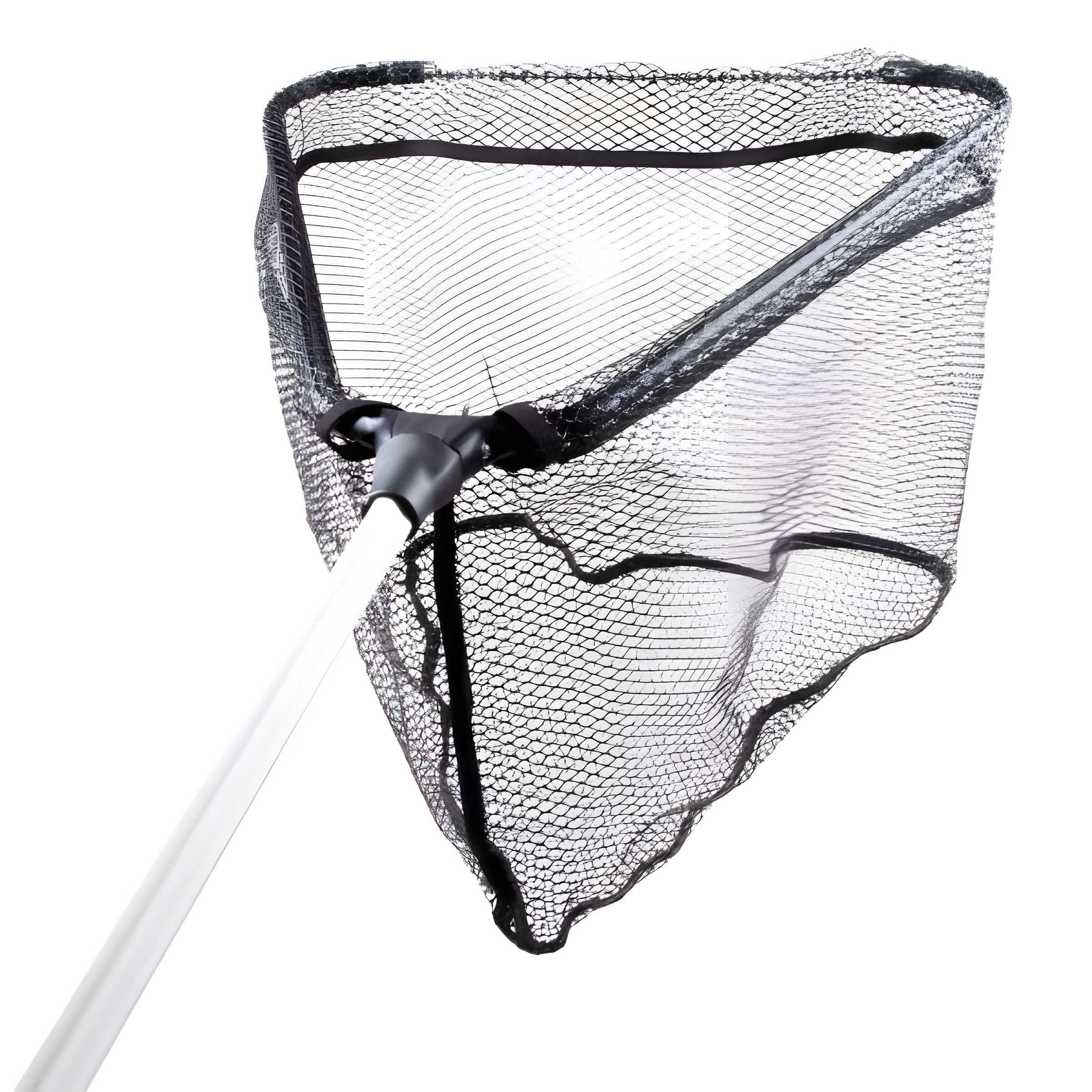 Eurocatch schepnet Rubber | 50x50cm | 2mtr Telescopische steel | rubber gecoat schepnet 