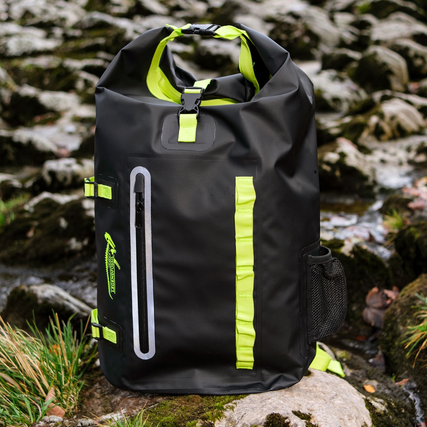 Legendfossil - Waterproof - Rucksack Fjord - 30L - Black - Waterdicht - Rugzak - Backpack - Zwart