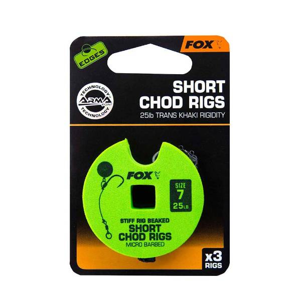 Edges A.point S.Rig Beaked Chod Rigs 25lb sz7 SHORT