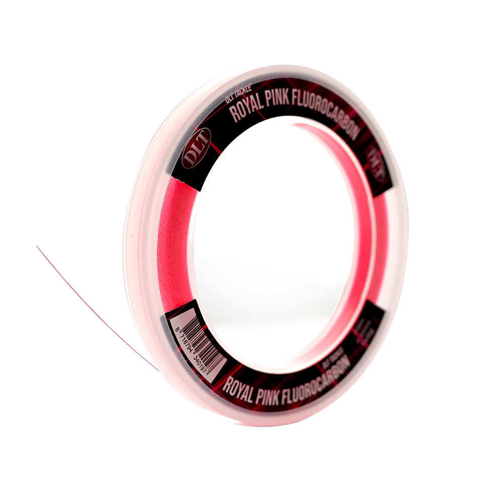 DLT Royal Pink | Fluor Carbon Lijn | 200m 0,28mm 6,65kg Trekkracht